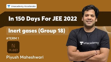 Problem Solving on Inert Gases ( Group 18) | In 150 Days For JEE 2022 | #TERM 1 | PMS