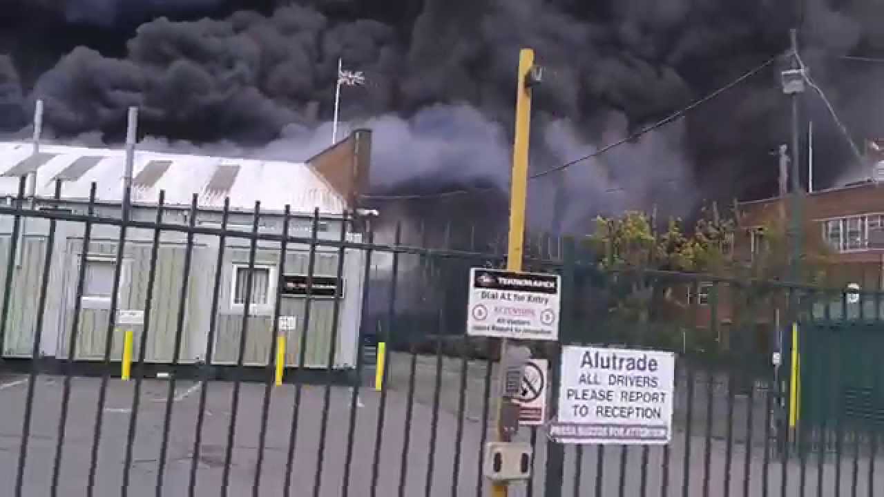 Huge fire at Teknor Apex Oldbury