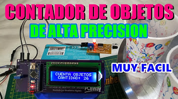 ✔️ CONTADOR de OBJETOS de 👍ALTA PRECISION con ARDUINO / MUY FACIL