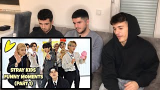 FNF Reacts to Stray Kids definitely saved 2020 - Funny moments | STRAY KIDS REACTION
