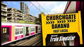 CHURCHGATE - DAHANU MUMBAI REAL LOCAL TRAIN OPS WITH HEAVY TRAFFIC  | INDIAN TRAIN SIMULATOR LIVE screenshot 3