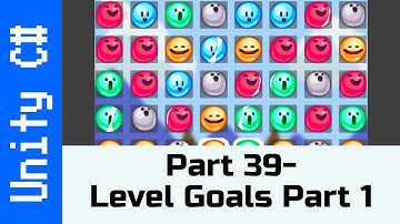 Part 39 - Level Goals: Make a game like Candy Crush using Unity and C#