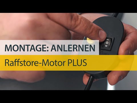 Einfach einsatzbereit: Mit dem Schellenberg-Einstellwerkzeug oder per Schalter-Bedienelement können die Endlagen des Raffstore-Motors PLUS nach der Montage b...