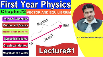 1st Year Physics Chapter#2 Vector and equilibrium. Basic Concepts of Vector Lecture#1