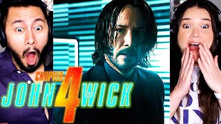 JOHN WICK CHAPTER 4 TEASER TRAILER REACTION Keanu Reeves, Donnie Yen, Chad Stahelski, Bill Skarsgård