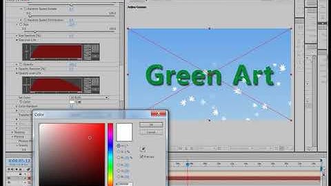 [트랩코드] 파티큘러 글자에 맞춰서 낙옆 떨어지기-2편:애펙(Trapcode Particular Leaf Particle)