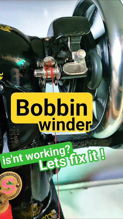 Sewing machine bobbin winder is not working? lets fix it. #sewing #sewingtutorial #sewingmachine