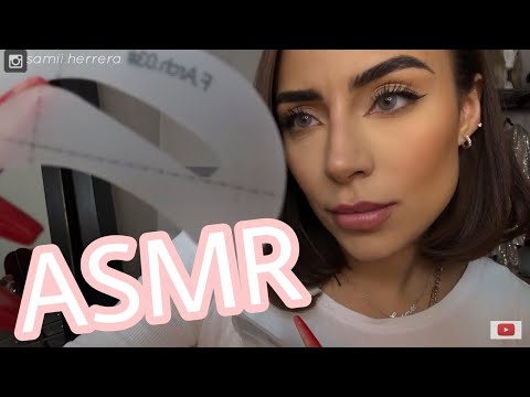 ASMR en español ARREGLANDO TU CEJA