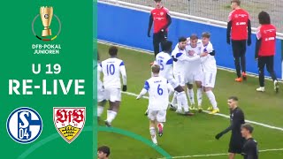 FC Schalke - VfB Stuttgart | RE-Live | U 19 | DFB-Pokal der Junioren | Viertelfinale