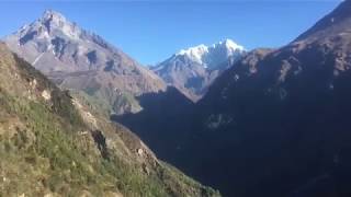 Lukla to Namche Bazaar Helicopter ride | Mount everest view