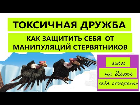 ТОКСИЧНАЯ ДРУЖБА/ СТЕРВЯТНИКИ/ КАК ЗАЩИТИТЬ СЕБЯ