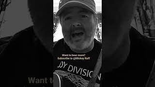 Waves - Blancmange acoustic cover by @mickeyraff #shorts