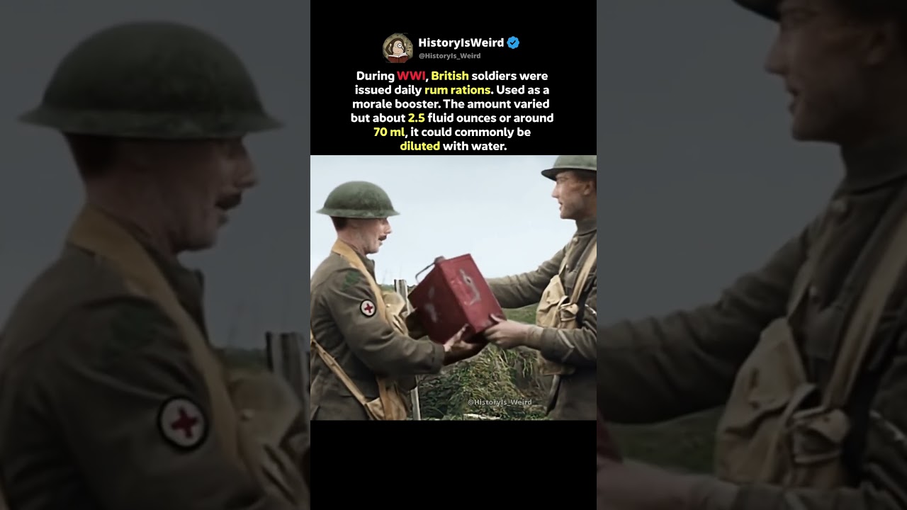 WW1 Rum Rations #shorts