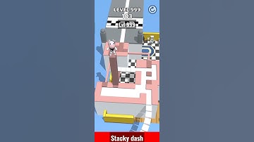 stacky Dash games LVL UP 999 #shorts #stackydash #walkthroughgameplay