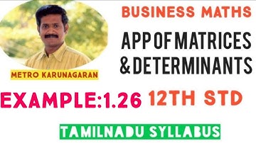 12th Std BM Example 1.26 Parithi is either sad or happy each day. If he is happy on one day he is