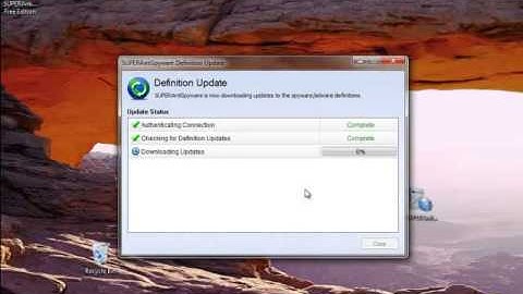 Installing and using SUPERantispyware