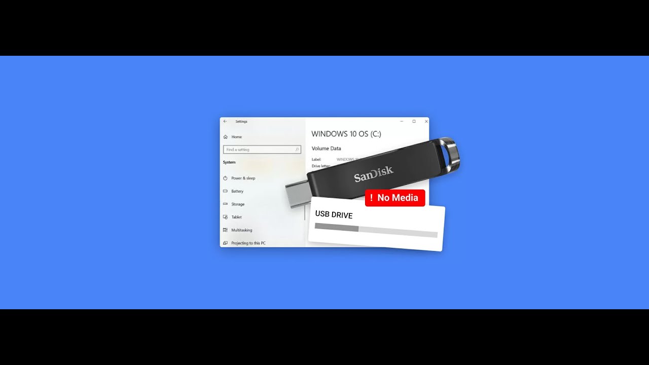  No media fix Pendrive | Diskpart Not Working | Latest fix - YouTube