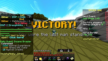 HyPixel Speed UHC  Ep 1 - That was good :P