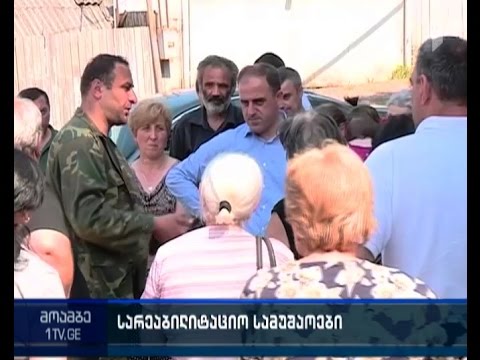 ნარმანიამ ახალდაბაში სტიქიით დაზიანებული ადგილები მოინახულა