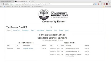 Donor Portal Tutorial