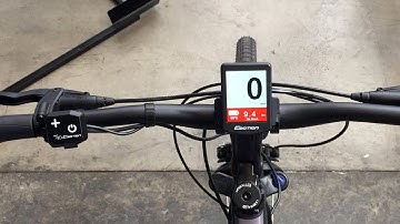 BH Easy Motion ATOM Color Electric Bike Display Settings