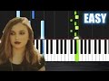 The Chainsmokers - Don't Let Me Down ft. Daya - EASY Piano Tutorial by PlutaX