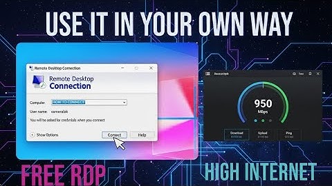How To Create RDP | FREE RDP/VPS | Secure RDP | Multiple RDP | High Internet Speed | FREE RDP