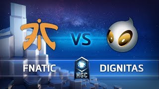 HGC 2018 EU – Phase 2 Week 4 - Fnatic vs. Team Dignitas - Game 1