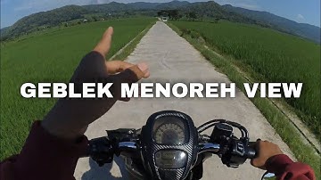 Jalan Menuju Geblek Menoreh View - Jalan Viral Tengah Sawah Kulon Progo Yogyakarta