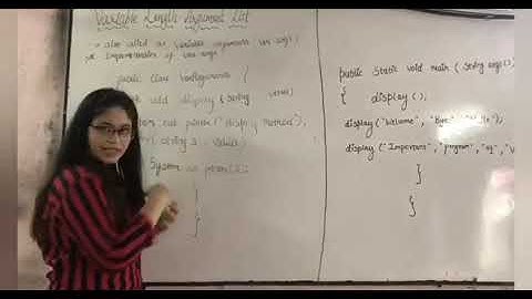 Variable length argument list and Using command line arguments