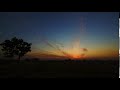 Beautiful Sunset Animation (Time Lapse with 3D Cloud movement)