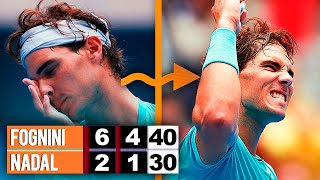 3 Breathtaking Comebacks by Rafael Nadal