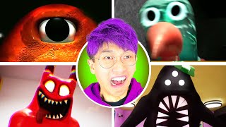 ALL GARTEN OF BABNAN 3 JUMPSCARES!? (LANKYBOX REACTION!)