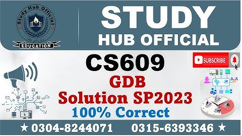 CS609 GDB 1 Solution Spring 2023, CS609 GDB Solution  2023, CS609 GDB Solution, CS609 GDB,