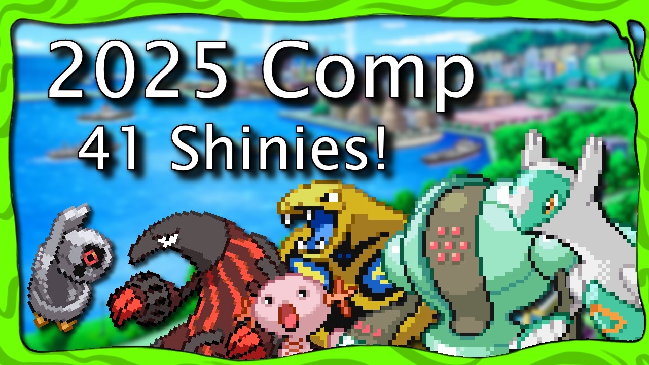 41 Shiny Pokémon I Found Last Year! - 2025 Compilation