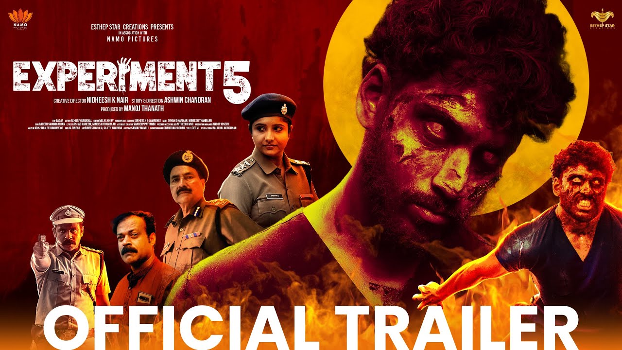 Experiment 5 Official Trailer | Nitheesh K Nair | Ashwin Chandran | Manoj Thanath - YouTube