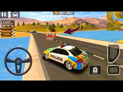 police drift car