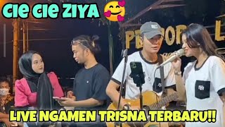 Detik-detik Trisna godain pasangan baru ZIYA (Zidan, Yaya) so sweet' cie masih malu2 ni🥰