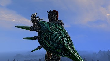 Weapons and Shield testing Normal Map PBR