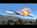 🔴 Airbus A350-900 TOTAL HYDRAULIC FAILURE | Emergency Landing (Short Runway) | X‑Plane 11