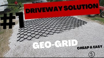 Driveway alternative, Geogrid Driveway