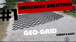 driveway alternative, geogrid driveway