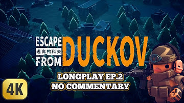Escape from Duckov - Episode 2 | Boss Fights, Big Loot & Gun Upgrades! - 4K No Commentary