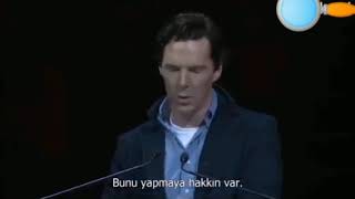 Benedict Cumberbatch motivasyon konuşması altyazılı Sherlock Holmes Resimi