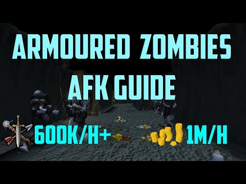 Runescape 3 - Armoured Zombies AFK guide | 600k+ XP/h 1M GP/h