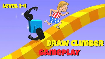 Draw Climber GAMEPLAY Walkthrough - Draw Climber - Gameplay Walkthrough Part 1 - Tutorial (Android)