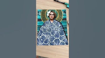 Adele! Magazine page art transformation 🖌️