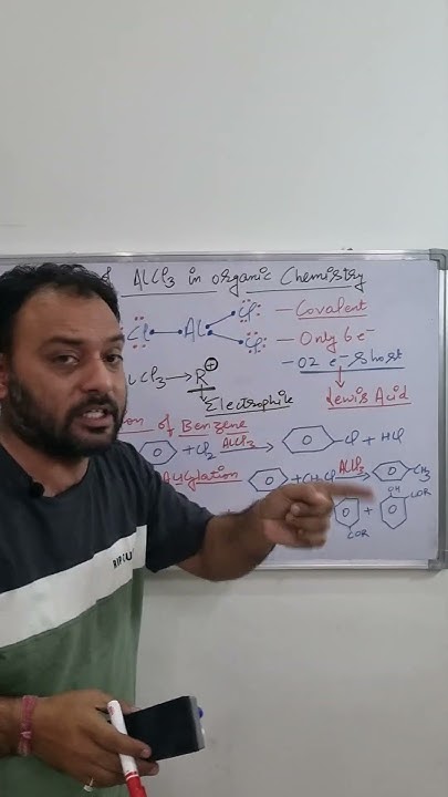 Use of AlCl3 as a catalyst/reagent in the organic chemistry - YouTube