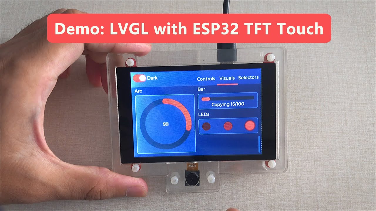 Lcd Displayesp32 2.8 Inch Lcd Tft Display Screen With Touch & Wifi - Lvgl  Compatible