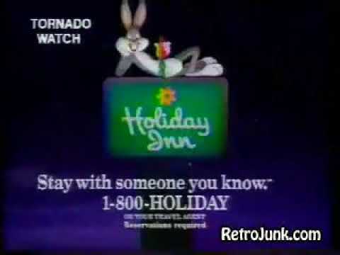 Holiday Inn Ad- Bugs Bunny's 50th Birthday (1990)